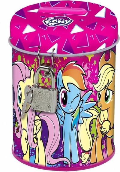 My Little Pony Spaarpot – 11,5 cm – Metaal – Kinderspaarpot – Meisjes – Cadeau