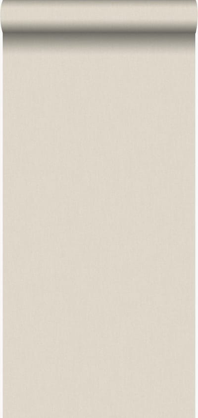 Origin Wallcoverings behang linnen vanille beige - 53 cm x 10.05 m - 347006