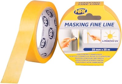 Masking 4400 Fine Line - oranje 25mm x 25m