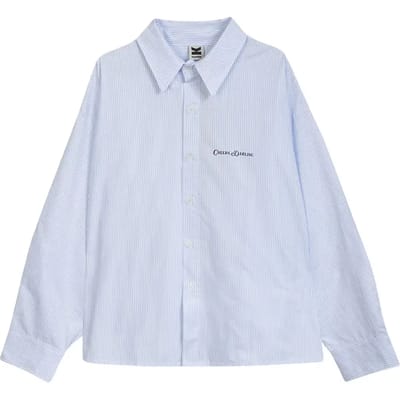 Shirt Kaotiko Darling blue Stripes Cheers
