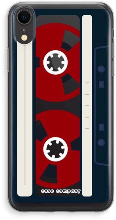 Case Company® - Hoesje geschikt voor iPhone XR hoesje - Here's your tape - Soft Cover Telefoonhoesje - Bescherming aan alle Kanten en Schermrand