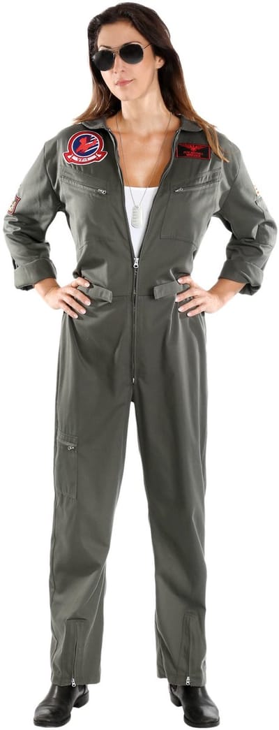 Top Gun Overall voor vrouwen - Kostuum voor Carnaval