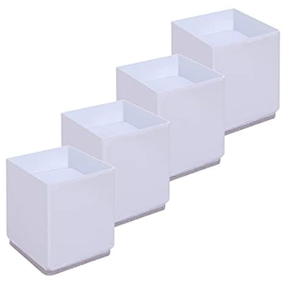 Meubelverhogers - 4 Pack Massief Stalen Risers voor Bed, Bank en Tafel - Verhoog je Meubels met 5 cm Hoogte