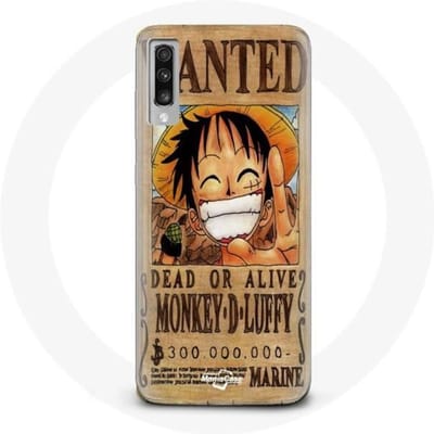 Samsung Galaxy A70 hoesje One Piece Manga Luffy onderzoeksposter