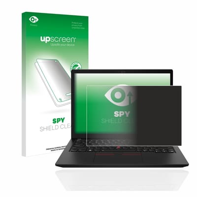upscreen - privacy screenprotector voor Lenovo ThinkPad X13 Gen 3 - Folie Beschermfolie Blauwlichtfilter