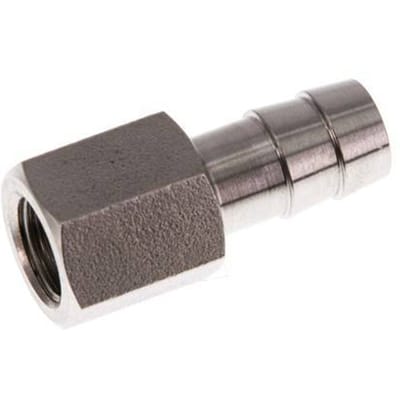 G 1/8'' x 9mm RVS Slangpilaar 40 Bar