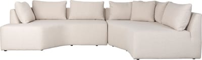 Zuiver Prosper Hoekbank Rechts Sand/ Off-white