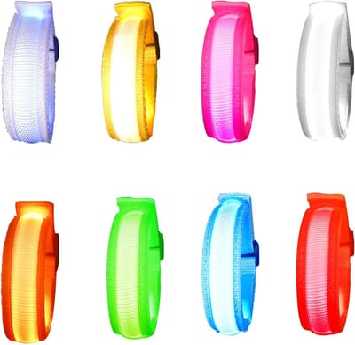 Flitsende LED-armbanden voor kinderen, set van 8, glow in the dark, feestaccessoires, verjaardagscadeau, lichtgevende speelgoedarmbanden