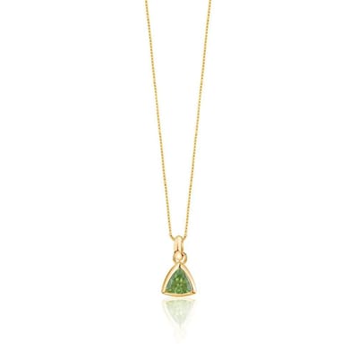 Petit Comité - Ketting Dames Geboortesteen Peridot Augustus (Goud) - Cadeau Dames