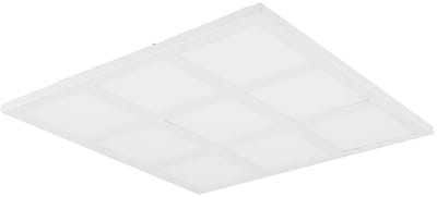 RGB LED plafondlamp Plafondlamp Paneel met afstandsbediening dimbaar CCT, metaal kunststof, nachtlamp afzonderlijke vierkanten afzonderlijk schakelbaar, LxBxH 43x43x5 cm