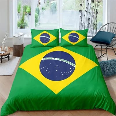Parure de lit avec housse de couette et drapeau national, King Size, motif drapeau américain créatif, pour adolescents et adultes, housse de couette simple et double en microfibre 70x133cm 2pcs