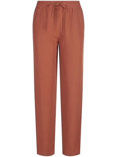 Enkellange broek Van Peter Hahn bruin