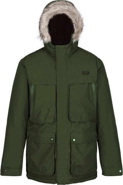 Regatta Heren Volter Parka Winterjas Dark Khaki Maat M