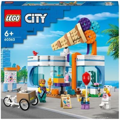 LEGO City IJswinkel Bouwset met Speelgoed Fiets - 60363