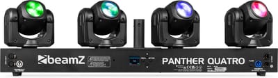 BeamZ Panther Quatro Beam Bar - Bar met 4 moving heads - RGBW - 160W