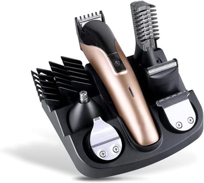 Multifunctionele Tondeuse - Haar trimmer - Persoonlijke verzorging - 6-in-1 set - USB Oplaadbaar - Goudkleurig