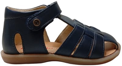 Naturino - zaffiro - mt 20 - velcro gesloten lederen sandalen - Navy