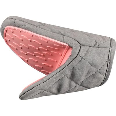 Siliconen Anti-verbrandings Ovenwanten Pannenlappen Keuken Siliconen Handschoenen Dienblad Schaal Kom Houder Bakken Ovenhandschoen Handklem brown