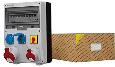 Bouwstroomverdeler 32A 16A 2x230V IP44 Compacte Stroomdistributie voor Bouwplaatsen