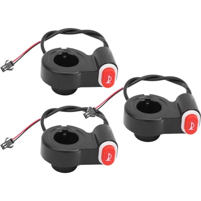 3pcs Bouton d'interrupteur de klaxon pour vélo électrique scooter Plastique étanche Interrupteur de klaxon pour guidon