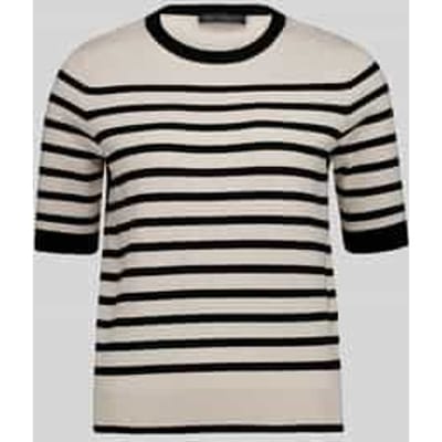 Regular fit pullover van viscosemix met 1/2-mouwen