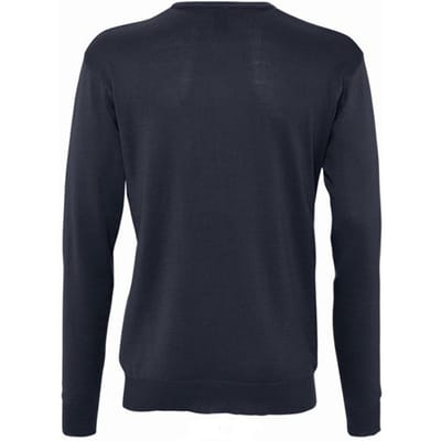 SOLS Heren Galaxy V Hals Trui (Marine)