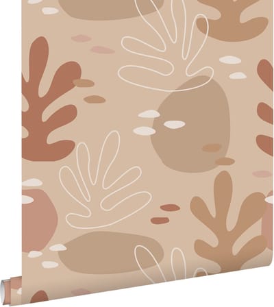 ESTAhome behang koraal terracotta - 50 x 900 cm - 139543