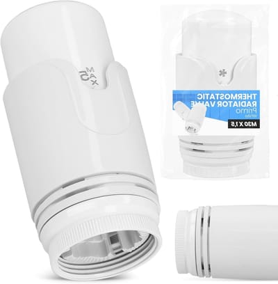 Thermostatische Radiator Knop - Verwarming Klep Thermostaat - Energiebesparing Thuis - Automatische Temperatuurregeling - 1 Stuks - Wit