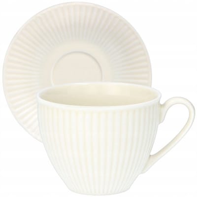 Merkloos Koffieservies voor 6 personen, 12 zitplaatsen, Dalia design