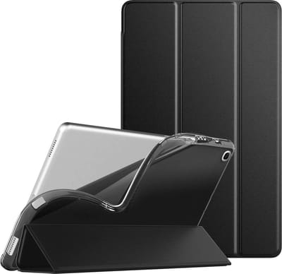 Book Cover Tri-Fold hoesje Geschikt voor: iPad Air 2019 - Zwart