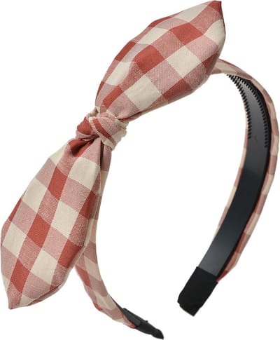Clayre & Eef Haarband Dames Rood Wit Synthetisch