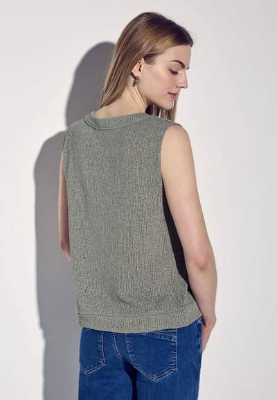 Street One - A322954 - shiny summer knit top