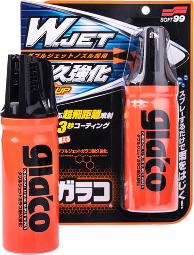 Soft99 Glaco W-Jet Strong spray - glascoating voor autoruiten - 180ml