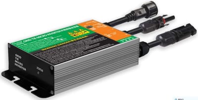 Netgebonden Micro-omvormer - Zonne-energie Omvormer - Kleine Stroomproductie - MPPT Technologie - 20x7x3 cm