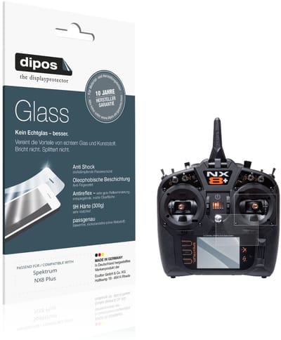 dipos – 2x Matte Pantserfolie geschikt voor Spektrum NX8 Plus | 9H Screenprotector