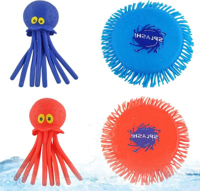 Waterspeelgoed Set - Waterpistolen Frisbees - Zomerplezier Buiten - Zacht Flexibel Schuim - 25 x 20 x 7 cm
