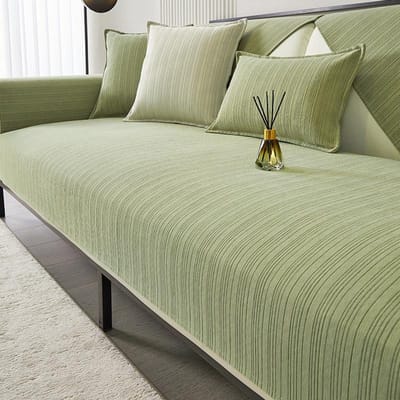 Effen Kleur Antislip Bankhoes Verdikken Zachte Chenille Bankkussen Handdoek voor Woonkamer Meubeldecoratie Hoeslaken Bankhoezen 70x70cm 1pcs