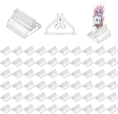 Set van 100 Transparante Kaarthouders van Acrylaat voor Spellen en Foto's - Ideaal voor Kaartspellen, Tafelspellen en Presentaties