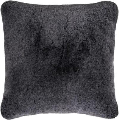 Pad faux fur sierkussenhoes Champagne grijs - 48x48 cm