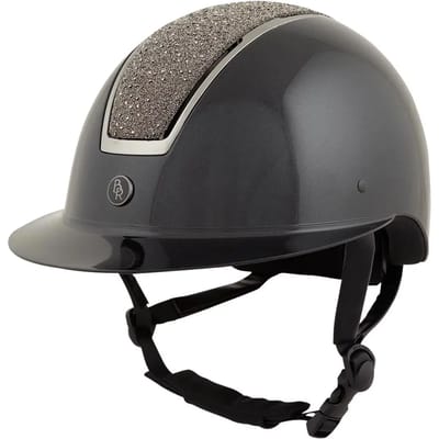 Rijhelm met polovizier BR Equitation Omega Glamourous Glossy