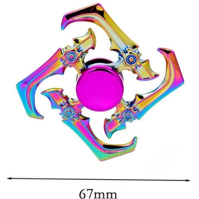 Nieuwe Kleurrijke Regenboog Legering Vingertop Gyro Decompressie Creativiteit Vinger Spinners Hand Fidget Kleine Speeltjes