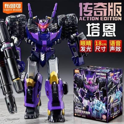 Nieuwe Blokees Transformers Tarn Legend Idw Gloeiende Ogen Meerdere Wapens Gearticuleerd Montage Actiefiguur Model Voor Verzamelaars gray