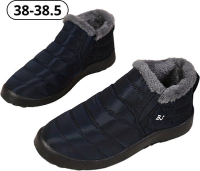 Nivard Antislip Sneeuwboots - Snowboots - Wintersport Sneeuwschoenen - Ski Gadgets Voor Heren - Maat 38-38.5 - Blauw