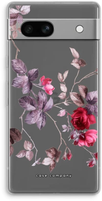 Case Company® - Hoesje geschikt voor Google Pixel 7A hoesje - Mooie bloemen - Soft Cover Telefoonhoesje - Bescherming aan alle Kanten en Schermrand