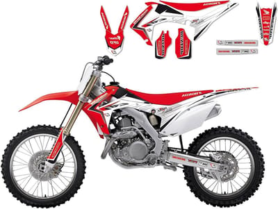 Motor Stickers Set - Motocross Decals - Motor Beschermen - Hoge Kwaliteit - 1 Set - Veelkleurig