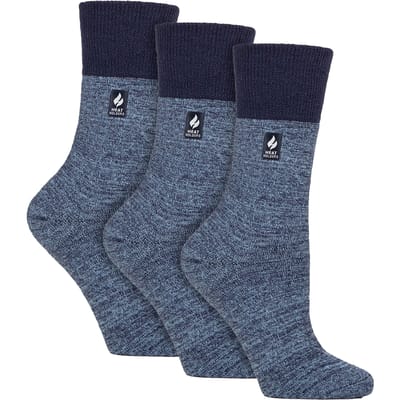 3-Pack Dames Thermosokken Warme Winter Crew Sokken met Geborstelde Binnenkant