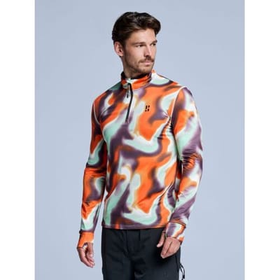 Poederbaas Skipully Heren - Cabin Life - Orange Multi - Maat XL
