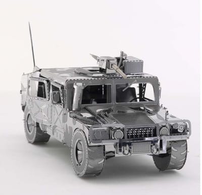 Bouwpakket Miniatuur Hummer H1- metaal