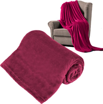 Teesa - Serie Grub - Warme Fleece Deken - 150x200 cm - Oeko-Tex Certificaat