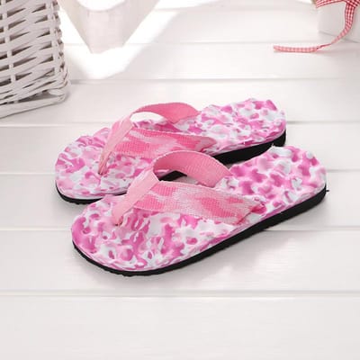 Zomerslippers Dames Casual Massage Duurzame Flipflops Strandsandalen Dames Platte Schoenen Dames Kamerslippers Schoenen Slides 36 pink
